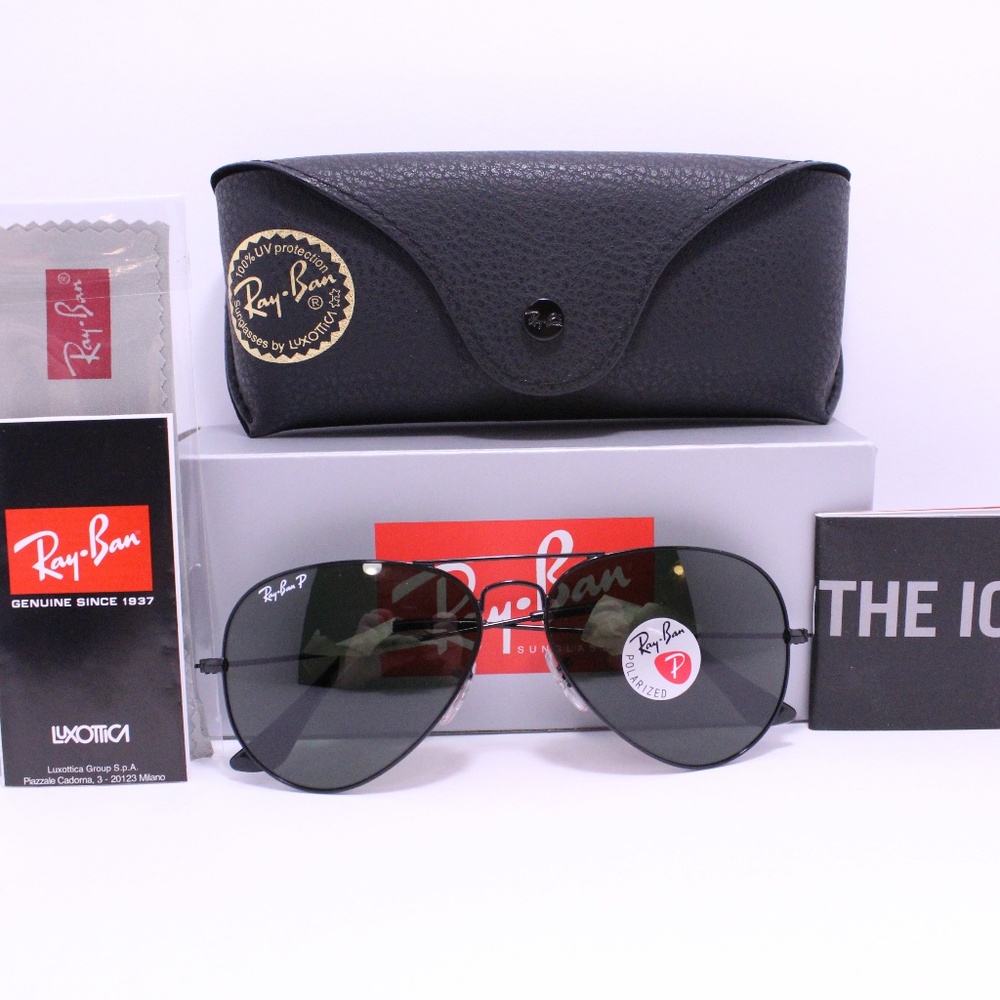  LAST ONE   RAYBAN 3025 002/58 POLARIZED BLACK
